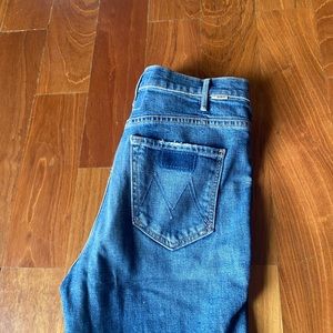 Mother jeans - the “hustler” fray jeans